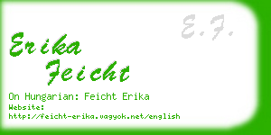 erika feicht business card